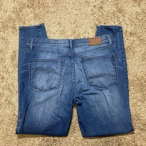 Madewell Skinny Size 32 Relaxed Stretch Women Denim Blue Jean Pants Mid Rise EUC